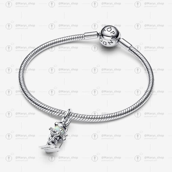 Pandora Skier Dangle Charm - Picture 3 of 6